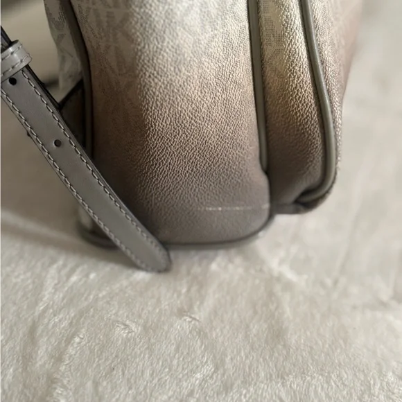 Michael Kors Metallic Tan Backpack - Picture 5 of 6